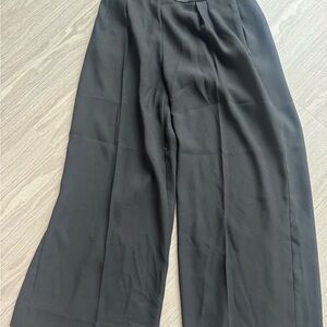 Banana Republic Black Women's Wide-Leg Trousers